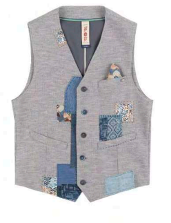 patchwork veste et gilet